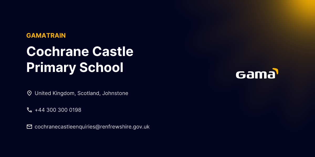 Cochrane Castle Primary School GamaTrain Schools Gamatrain cochrane-castle-primary-school-gamatrain-schools-gamatrain