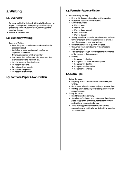 Psat Paper Lesson