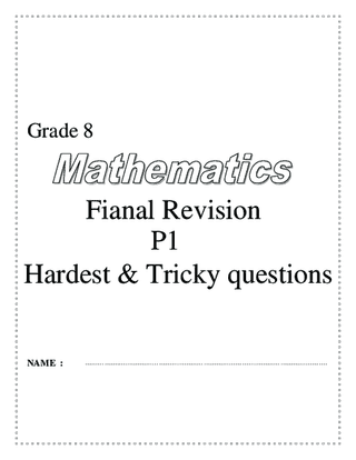 Psat Paper Lesson