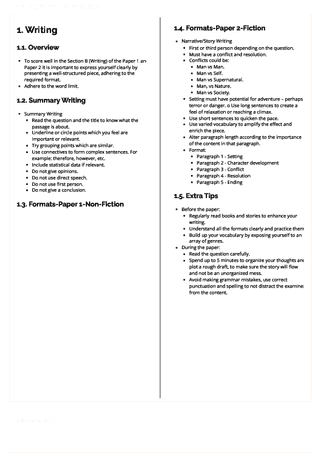 Psat Paper Lesson