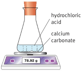 hydrochloric acid calcium carbonate