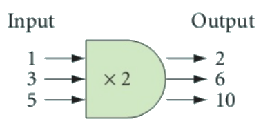a Input &nbsp; &nbsp; &nbsp; &nbsp; &nbsp; &nbsp; &nbsp; &nbsp; &nbsp; &nbsp; &nbsp; &nbsp;Output 1 &nbsp; &nbsp; &nbsp; &nbsp; &nbsp; &nbsp; &nbsp; &nbsp; &nbsp; &nbsp; &nbsp; &nbsp; &nbsp; &nbsp; &nbsp; &nbsp; &nbsp; 2 3 &nbsp; &nbsp; &nbsp; &nbsp; &nbsp; x2 &nbsp; &nbsp; &nbsp; &nbsp; &nbsp; &nbsp; &nbsp; &nbsp; &nbsp; &nbsp;6 5 &nbsp; &nbsp; &nbsp; &nbsp; &nbsp; &nbsp; &nbsp; &nbsp; &nbsp; &nbsp; &nbsp; &nbsp; &nbsp; &nbsp; &nbsp; &nbsp; &nbsp;10